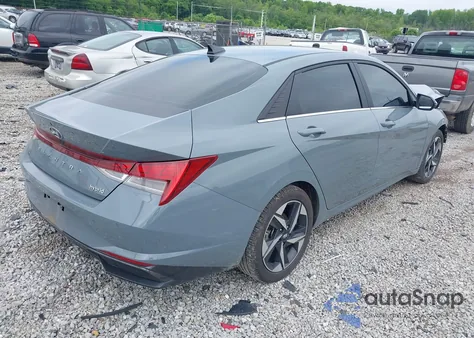 2023 Hyundai Elantra Hybrid Limited from USA, damaged, VIN KMHLN4AJ3PU045381